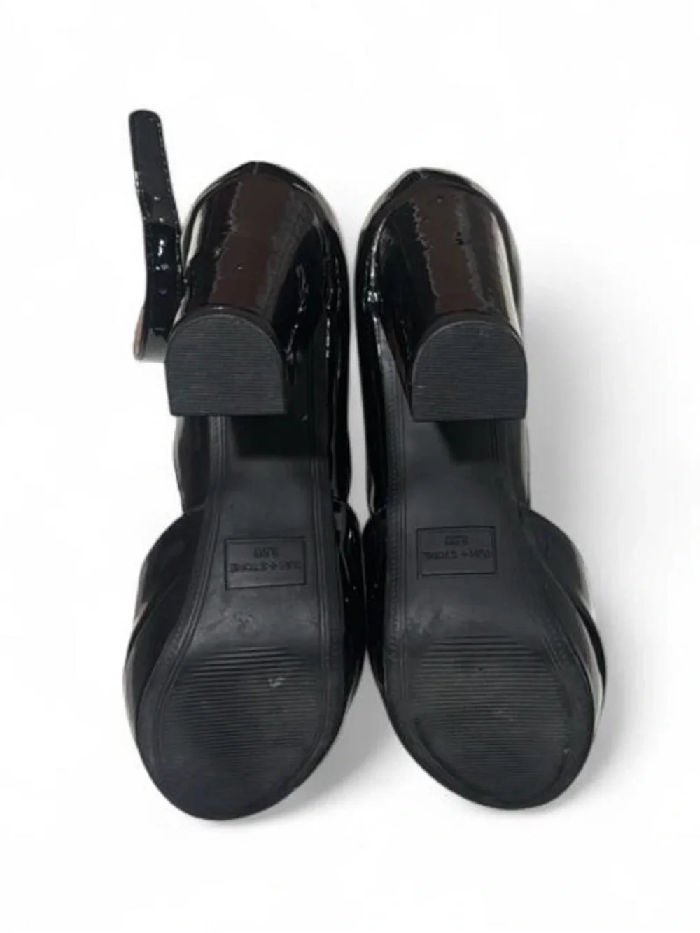 Sun + Stone Black Platform Heels Size 8.5W